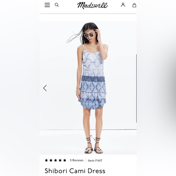 Madewell Shibori Cami Dress - Picture 7 of 7